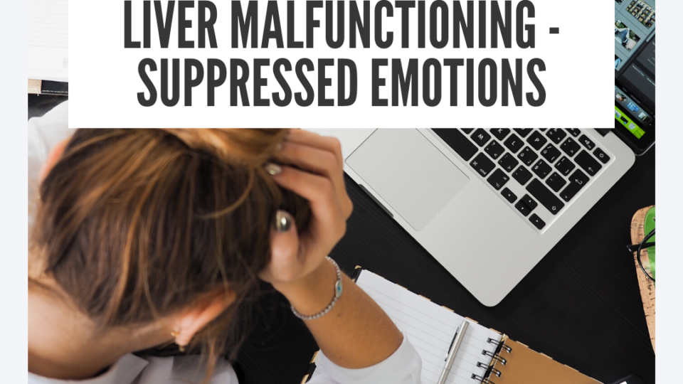 Liver malfunctioning because of frustration suppression