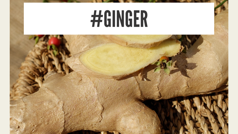 Ginger - natural remedy for cold symptoms