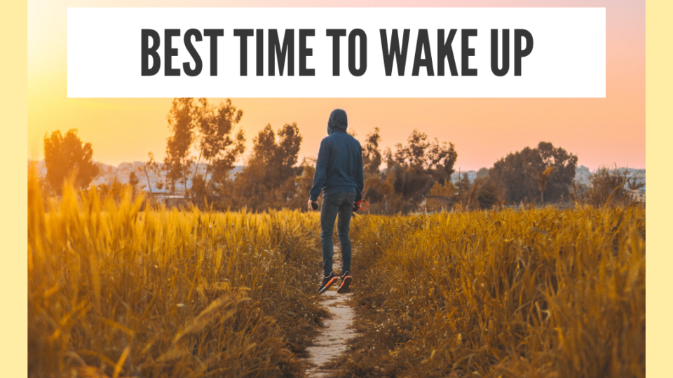 The best time to wake up